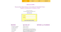 Desktop Screenshot of amour-et-verite.com